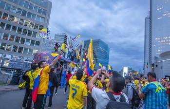 Los hinchas de la Selección Colombia se han hecho presentes en México, Estados Unidos y Canadá. Foto: Juan Antonio Sánchez Ocampo.