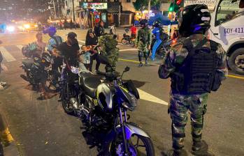 Las autoridades hicieron operativos en La 45 y alrededores y en uno de estos se produjo la agresión contra la Policía. FOTO: CORTESÍA