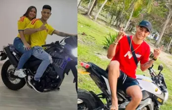Alias Bendito Menor y su pareja sentimental conocida como ‘La Bebecita’. Fotos: redes