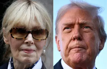 Donald Trump perdió en apelación y deberá pagar 83,3 millones de dólares a la escritora y periodista, E. Jean Carroll por difamación. Imagen: AFP. 