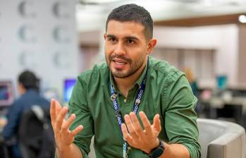 Robert Parada, cofundador de Coco Tecnologías cuenta que su motivación es dignificar la salud en Colombia a través de la tecnología. Foto: EL COLOMBIANO.