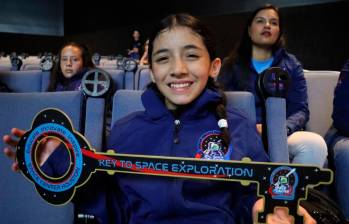 Ana Sofía Gutiérrez estuvo cinco días en la NASA. FOTO CORTESÍA 