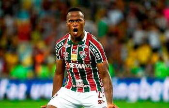 El volante colombiano Jhon Arias se convirtió en el capitán del Fluminense en los últimos partidos que ha disputado. FOTO: GETTY