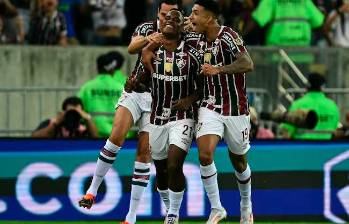 Fluminense, de Jhon Arias y Kevin Serna, es el viegente campeón de Libertadores. FOTO AFP