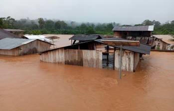 La gobernación del Chocó le insiste al gobierno nacional en la necesidad de decretar la emergencia nacional. FOTO CORTESÍA 