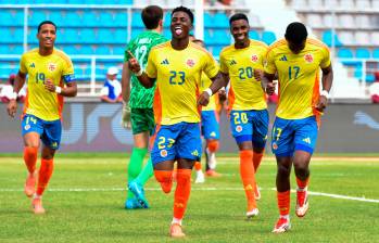 La Selección Colombia terminó su participación en el Sudamericano Sub-20, con victoria 3-1 ante Uruguay. FOTO CORTESÍA FCF