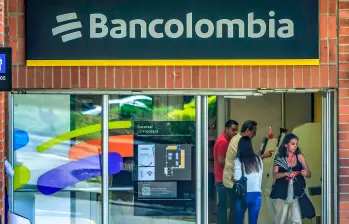 Bancolombia reactiva sus servicios. FOTO: Juan Antonio Sánchez