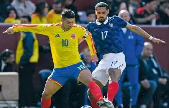 James Rodríguez quedó expuesto en los amistosos frente a Croacia y Francia. FOTO GETTY