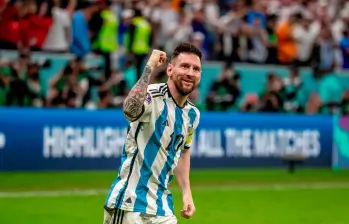 El futbolista argentino Lionel Messi será el capitán del equipo albiceleste en su tercera Copa del Mundo consecutiva. Foto: Getty