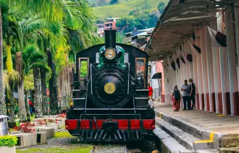 La Estación Cisneros del Ferrocarril de Antioquia sirvió como terminal y taller para todo el material rodante. FOTO CAMILO SUÁREZ 