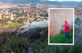 Con trapos y una manguera comunidad intentó apagar incendio en la 13/FOTOS: REDES SOCIALES