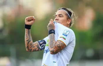 Dayro Moreno es el goleador de moda del fútbol colombiano. FOTO: Camilo Suárez