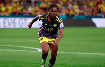 Linda Caicedo ha marcado dos goles en el Mundial femenino que se juega en Australia y Nueva Zelanda. FOTO: GETTY