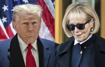 Este es uno de los dos procesos de Carroll contra el presidente estadounidense por agresión sexual en Nueva York a mediados de los años 90. FOTO Getty