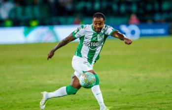 Dorlan Pabón está listo para sumar minutos con Nacional después de superar una lesión del sóleo en su pierna izquierda y ponerse a tono con sus compañeros físicamente. FOTO CAMILO SUÁREZ
