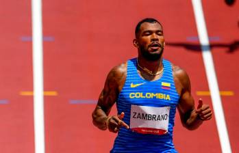 El atleta Anthony Zambrano, de 26 años, fue medallista de plata en los 400 metros en las justas de Tokio 2021. FOTO GETTY