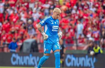 Washington Aguerre ha atajado 17 partidos con el DIM este semestre. En ellos recibió 9 goles. Suma 9 vallas invictas. FOTO: Juan Antonio Sánchez