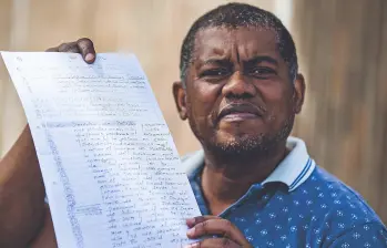 Alexander Obregón Rentería fue víctima de un falso positivo judicial en 2015. FOTO Julio César Herrera