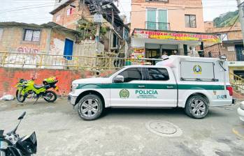 El crimen ocurrió en el barrio Picacho, en inmediaciones de la calle 98B con carrera 86, en el noroccidente de Medellín. FOTO: ANDRÉS FELIPE OSORIO