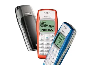 El Nokia 1100 fue lanzado en 2003. FOTO: Cortesía Nokia