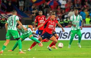 El clásico paisa se dará por dos veces en los cuadrangulares semifinales. FOTO CAMILO SUÁREZ