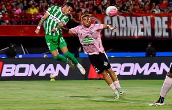 El cuadro antioqueño Atlético Nacional jugó uno de los partidos más complicados de su semestre en Cúcuta. Foto: Colprensa