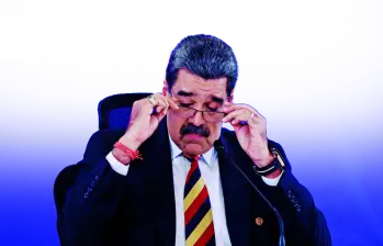 Nicolás Maduro acusó al opositor Leopoldo López de promover una intervención militar de Estados Unidos en Venezuela. FOTO GETTY 