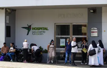 Servicios de urgencias en el hospital San Vicente Fundación de Medellín. FOTO: Julio César Herrera Echeverri