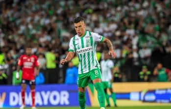 Matheus Uribe, volante de grandes progresos con Atlético Nacional. FOTO CAMILO SUÁREZ