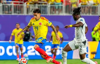 Gustavo Puerta ha disputado 14 partidos con la Selección Colombia. Fue titular en 7 de ellos. Foto: Juan Antonio Sánchez 