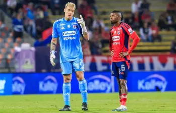 Washington Aguerre ha disputado 39 partidos con el Medellín en lo que va del 2025. En ellos encajó 33 tantos. Foto: Camilo Suárez