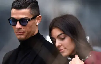 El matrimonio de Cristiano Ronaldo y Georgina Rodríguez en Portugal. FOTO: AFP