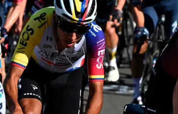 Egan Bernal, de 29 años de edad, es una de las figuras del Nacional de ruta. FOTO AFP