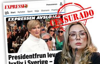 El diario Expressen publicó reportajes sobre Verónica Alcocer en Suecia; hasta hace poco, surgió la controversia por la inaccesibilidad del portal en Colombia. FOTO: EL COLOMBIANO