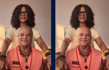 Diego Martínez reveló cómo creó digitalmente el cambio de look del Pibe Valderrama con inteligencia artificial y efectos visuales. FOTO: Instagram-@diego1111.