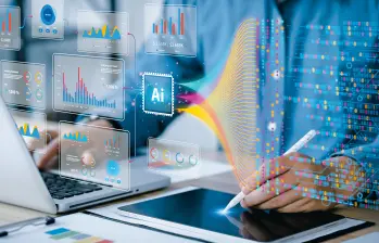 Herramientas basadas en IA están ayudando a las empresas a reducir tiempos, automatizar tareas y mejorar la productividad. FOTO GETTY