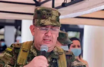 El general Juan Miguel Huertas Herrera, jefe del Comando de Personal del Ejército Nacional. FOTO: CORTESÍA.