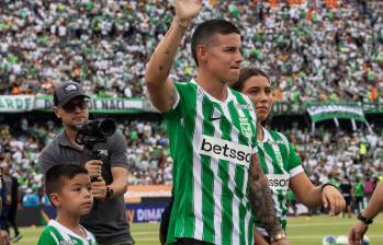 El volante colombiano James Rodríguez, de 35 años, es el fichaje estelar de Atlético Nacional para el segundo semestre del 2026. Foto: Camilo Suárez