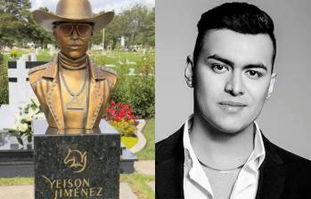 Esta sería la tumba memorial del cantante Yeison Jiménez. FOTOS: Tomada de Instagram @alejojimenez1718 - Cortesía 