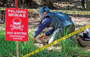 Los procesos de desminado en Antioquia están afectados por líos de seguridad. FOTO Jaime Pérez 