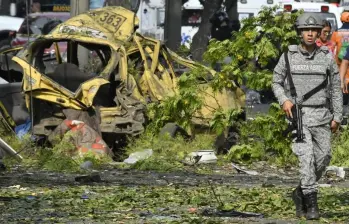 Al menos cinco personas murieron tras las explosiones. Foto: AFP