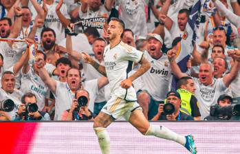 Joselu, de 33 años de edad, suma ya tres goles con el Madrid esta temporada. FOTO X REAL MADRID