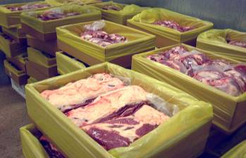 China están importando cerca de 3,6 millones de toneladas de carne vacuna. FOTO suministrada por Fedegán