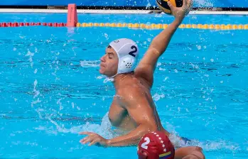 El antioqueño Juan José Zuluaga, entre las figuras de Colombia en el polo acuático de los Juegos Centroamericanos. FOTO INSTAGRAM FECNA
