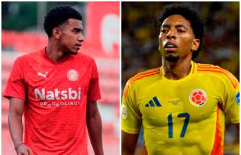 Jhon Solís y Johan Mojica son los colombianos que estarán en el torneo español. FOTOS: TOMADA DE REDES SOCIALES DE SELECCIÓN COLOMBIA Y GIRONA