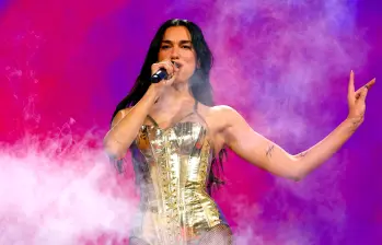 Dua Lipa ha presentando más de 50 covers durante toda la gira. FOTO: GETTY