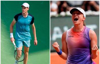 Jannik Sinner ha sido el mejor tenista del mundo en 2023. Iga Swiatek lleva un par de temporadas destacándose en el circuito femenino. FOTOS: TOMADAS DEL X DE @ROLAND GARROS Y @HqSinner