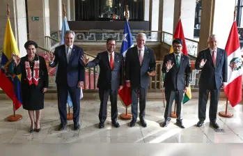 Chile reunió a cinco países para coordinar acciones contra el crimen organizado regional. FOTO: Cancillería chilena