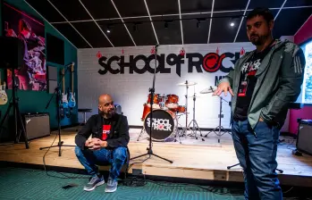School of Rock abrió su primera sede en Medellín el pasado 10 de marzo. La escuela está ubicada en el barrio el Poblado. También tiene tres sedes en Bogotá. FOTO Julio Herrera. 