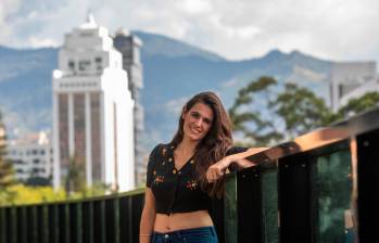 Sara Bañeras es la protagonista de El elixir de amor, la obra que tendrá dos funciones en el Metropolitano de Medellín. Foto: Esneyder Gutiérrez.